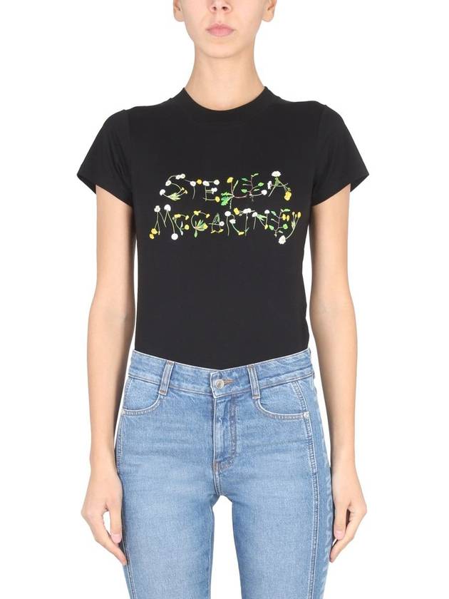 23 ss crew neck t-shirt 6J00723SPX101000 B0040197784 - STELLA MCCARTNEY - BALAAN 2