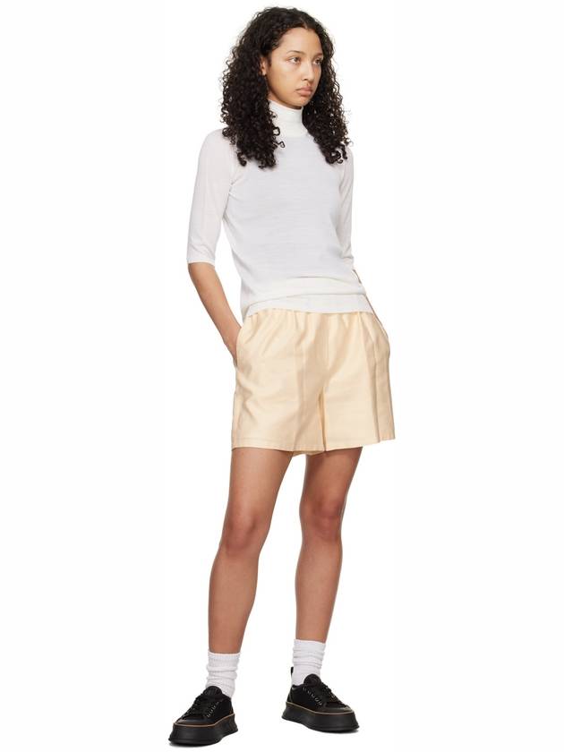 Piadena Cotton Shorts Ivory - MAX MARA - BALAAN 5