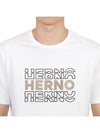 Men's short sleeve t-shirt JG000195U 52000 1000 - HERNO - BALAAN 6