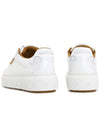 Ladybug Leather Low Top Sneakers White - TORY BURCH - BALAAN 7