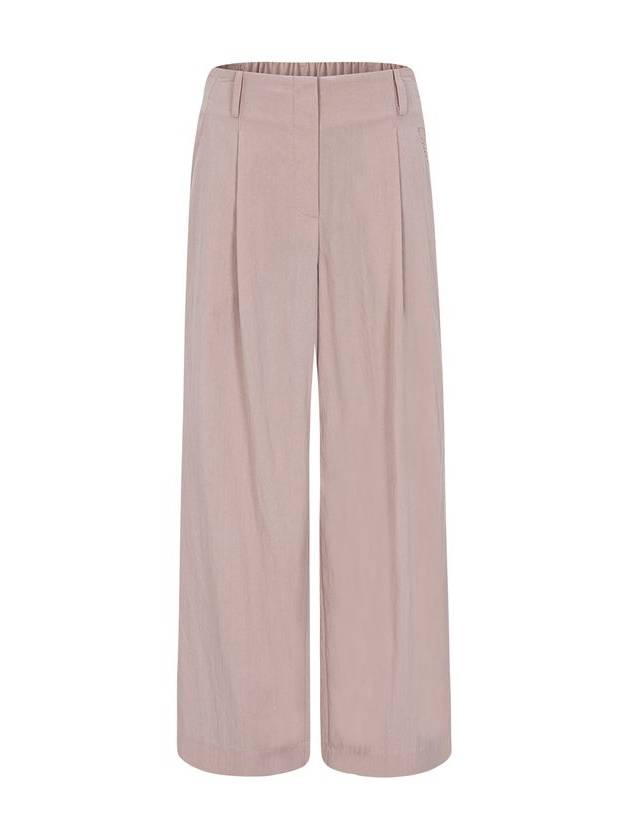 One Tuck Wide Pants Pink 4 Colors - CALLAITE - BALAAN 2