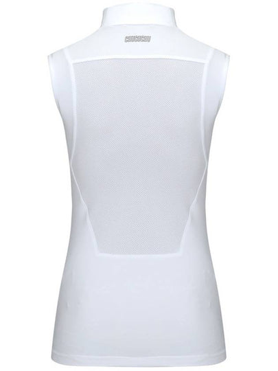 C23MTS019W Skull Back Mesh Half Neck Top White - CHUCUCHU - BALAAN 2