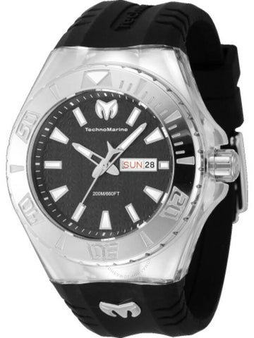 Technomarine Cruise Monogram Quartz Black Dial Men's Watch TM-122006 - TECHNOMARINE - BALAAN 1