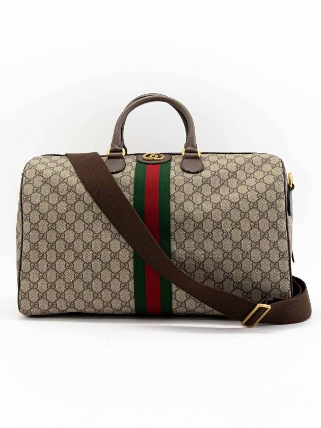 Ophidia GG Carry On Medium Duffel Bag Beige - GUCCI - BALAAN 2