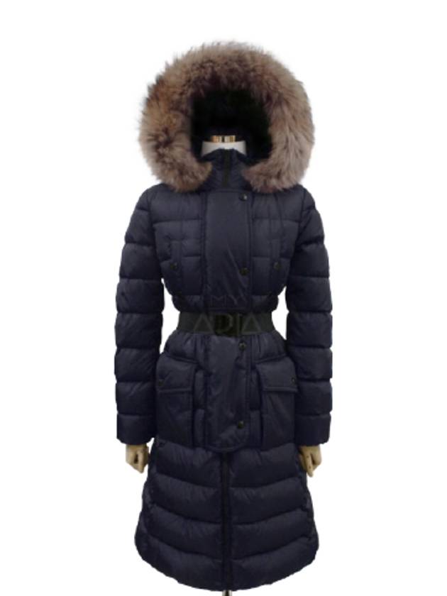 Women's Khloe Fox Fur Padding Night Blue - MONCLER - BALAAN 2