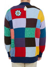 Patchwork V-Neck Cardigan - MONCLER - BALAAN 5