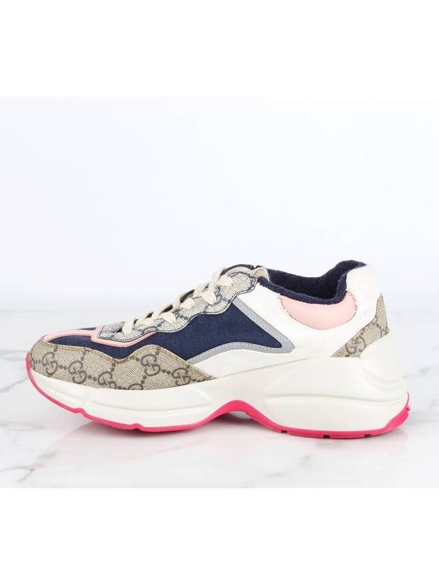 Women s Rhyton Pink Sole Sneakers 36 230 - GUCCI - BALAAN 6