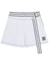 C23MPT002W Belted Short Pants White - CHUCUCHU - BALAAN 1