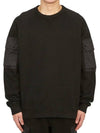 Multi-pocket Snap Crew Neck Sweatshirt Black - TEN C - BALAAN 4