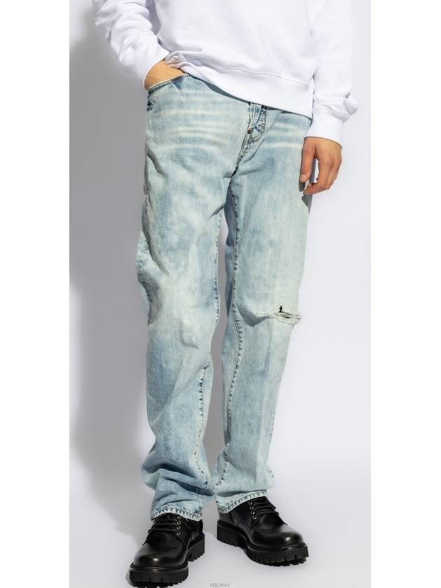 Distressed Straight Jeans S71LB1386S30309 - DSQUARED2 - BALAAN 2