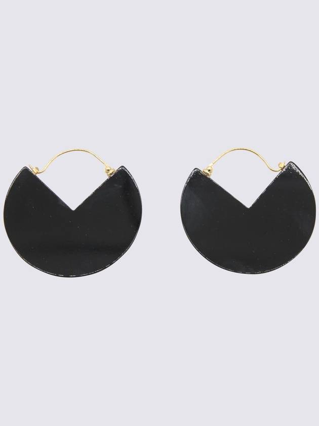 Black Brass 90deg Earrings BL0066FAA3B21B01BK B0560955815 - ISABEL MARANT - BALAAN 4