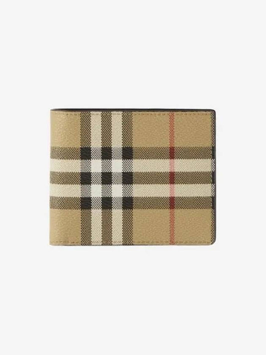 Vintage Check Slim Half Wallet Beige - BURBERRY - BALAAN 2