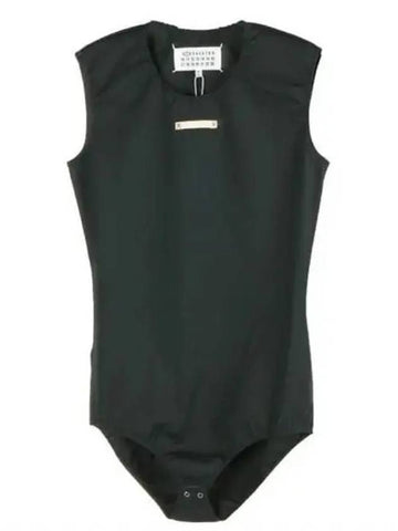 Stitched Sleeveless Bodysuit Green - MAISON MARGIELA - BALAAN 1