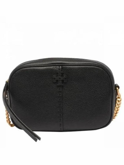 McGraw Logo Camera Shoulder Bag Black - TORY BURCH - BALAAN 2