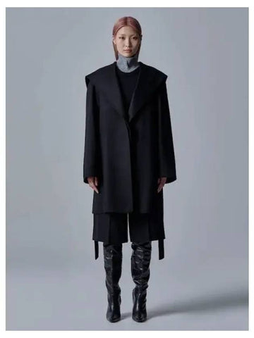 Hood Detachable Handmade Robe Coat Black Domestic Product GM0024073047718 - JUUN.J - BALAAN 1