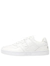 Men's Lace Up Calfskin Low-Top Sneakers Optic White - CELINE - BALAAN 4