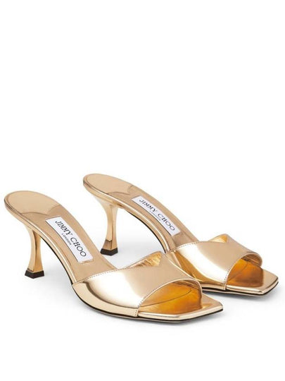 Jimmy Choo Metallic Leather Sky 70 Sandals Shoes - JIMMY CHOO - BALAAN 2