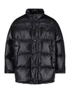 Triangle Logo Nylon Padded Jacket Black - PRADA - BALAAN 2