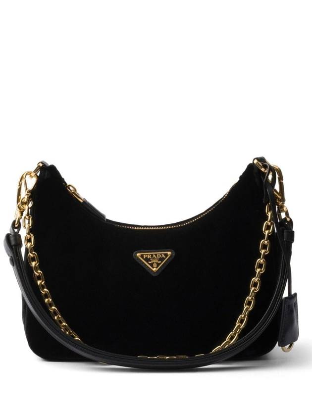 Re Edition Velvet Mini Bag Black - PRADA - BALAAN 2