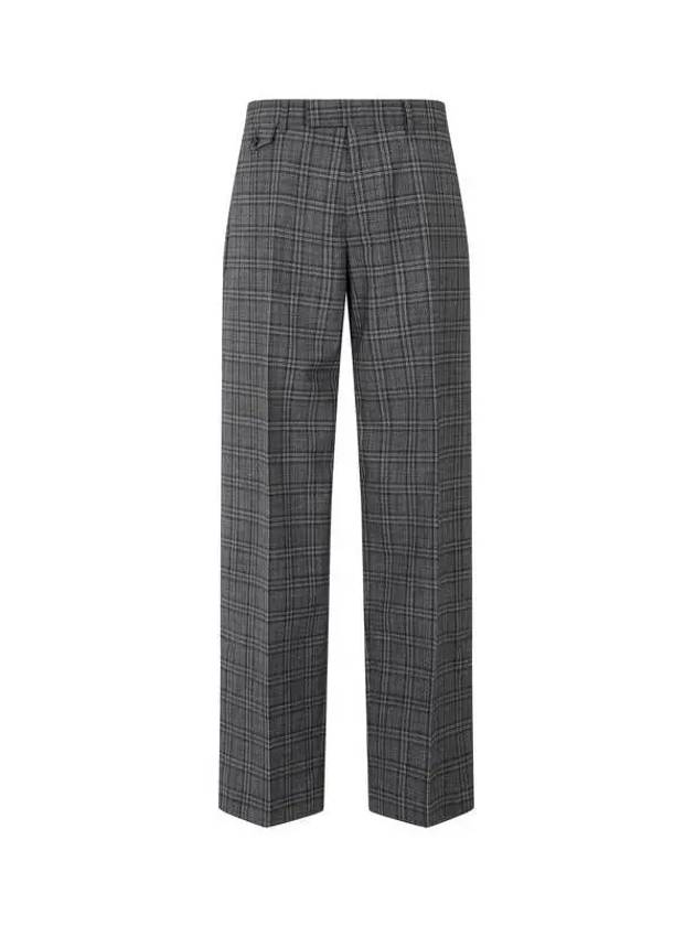 Check pattern wool slim pants dark gray 270164 - PAUL SMITH - BALAAN 1