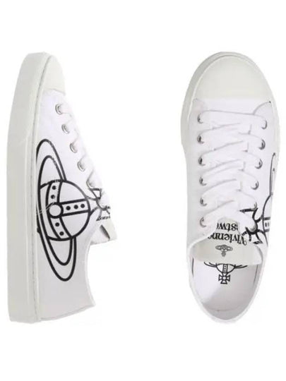 ORB Logo Low Top Sneakers White - VIVIENNE WESTWOOD - BALAAN 2