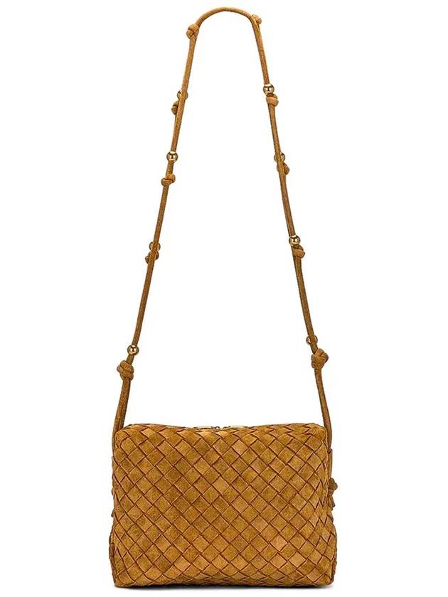 Loop Intrecciato Shoulder Bag Brown - BOTTEGA VENETA - BALAAN.