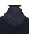 Men's Soft Cotton Zip Up Hoodie Navy - STONE ISLAND - BALAAN 10