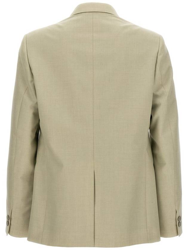 Fendi Single-Breasted Wool Blazer - FENDI - BALAAN 2