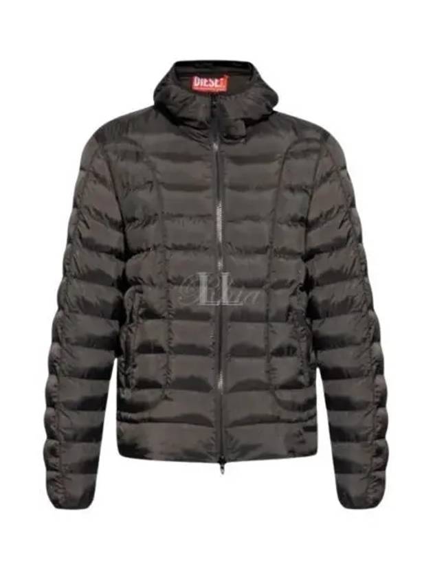 W-Pilot Puffer Jacket Navy - DIESEL - BALAAN 2