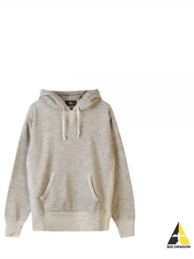 Double RL Brushed Hoodie Grey - POLO RALPH LAUREN - BALAAN 2