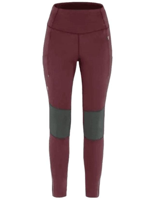 Women's Abisko Night Trekking Leggings Port Iron Gray - FJALL RAVEN - BALAAN 1