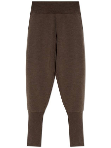 Women s Wool Track Pants Brown - LEMAIRE - BALAAN 1