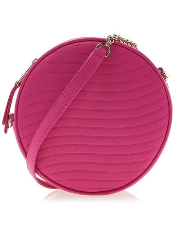 Grain leather round cross bag 1043392 BZU4 2Q0 LIPSTICK H - FURLA - BALAAN 1