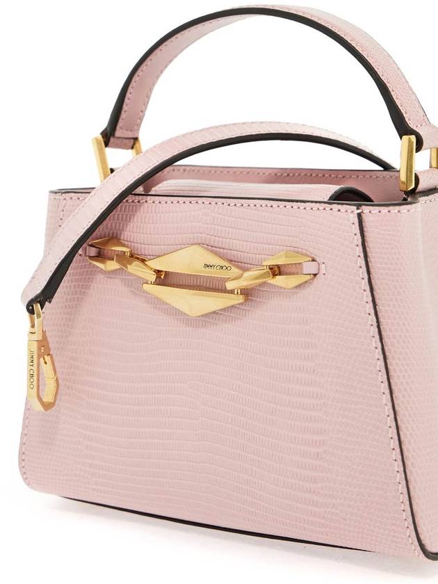 mini diamond link leather lizard print handbag - JIMMY CHOO - BALAAN 3