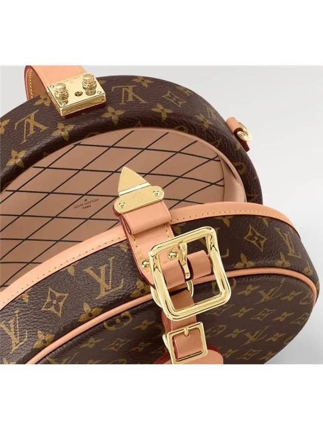 Petite Boite Chapeau Monogram Cross Bag Brown - LOUIS VUITTON - BALAAN 5