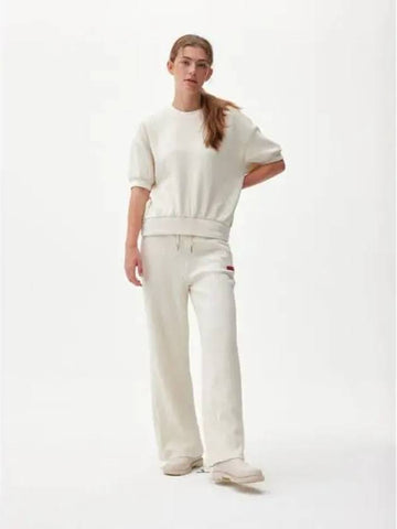 Striped InterLOAKE Lock Pants Ivory HAW0003APZIVO - HUNTER - BALAAN 1