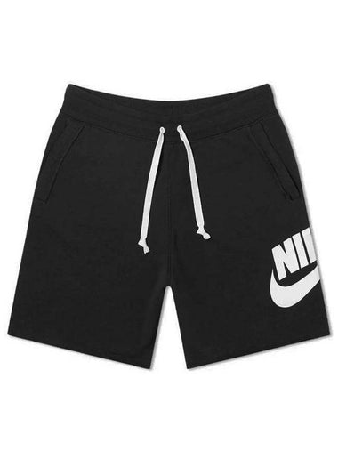 Sportswear French Terry Shorts Black - NIKE - BALAAN 1