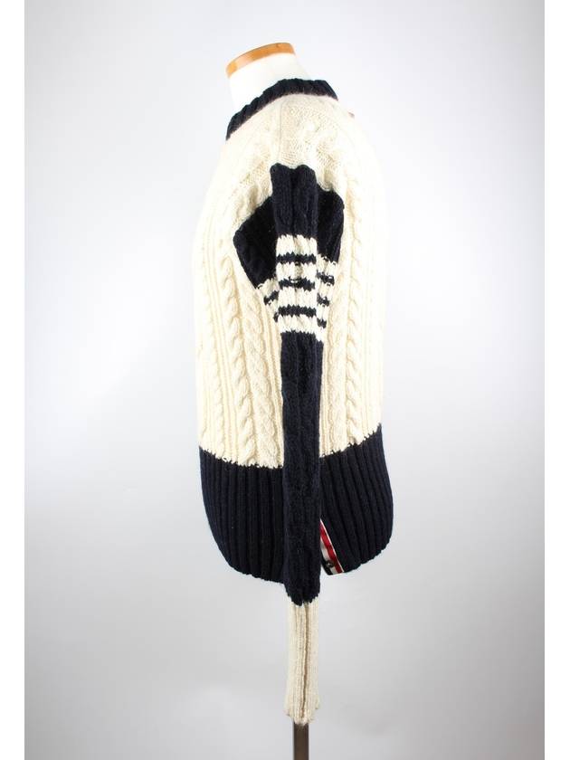 Multicolor cable knit MKA233F00278 - THOM BROWNE - BALAAN 3