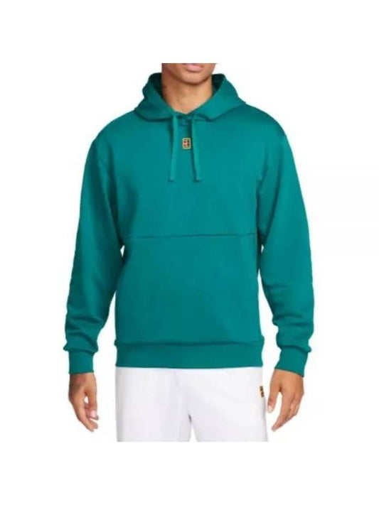 Court Fleece Tennis Hoodie Green - NIKE - BALAAN 1