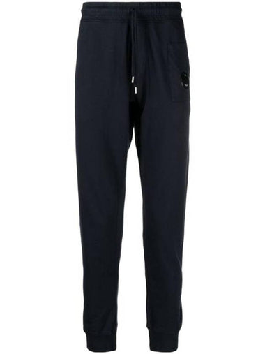 Light Fleece Utility Track Pants Navy - CP COMPANY - BALAAN 1