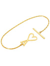 Heart Logo Bracelet Gold - AMI - BALAAN 4