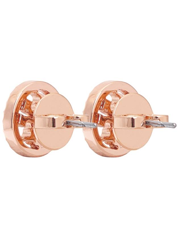 Miller Crystal Stud Earrings Rose Gold - TORY BURCH - BALAAN 5