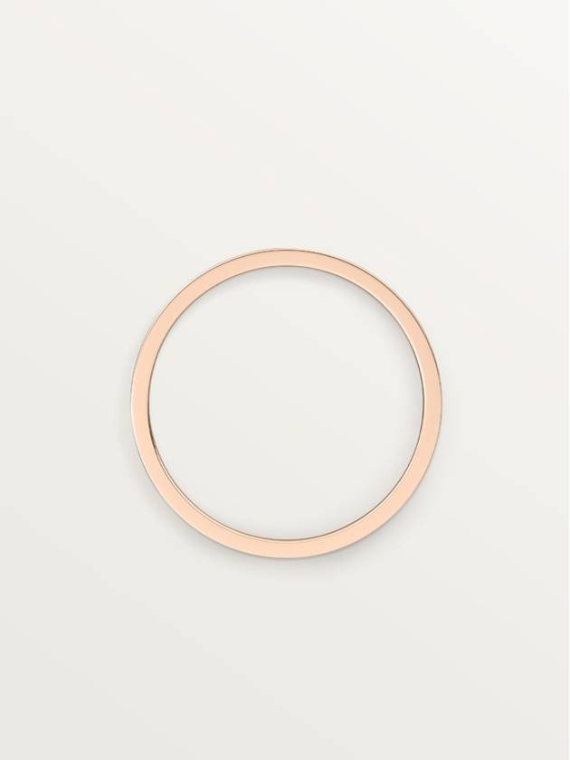 Love Wedding Band Ring Pink Gold - CARTIER - BALAAN 7