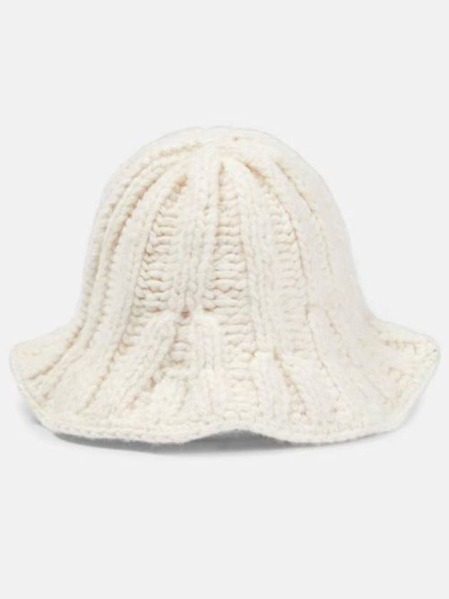 Wool Bucket Hat Off White - MAISON MARGIELA - BALAAN 2