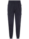 Wappen Patch Cargo Track Pants Navy - STONE ISLAND - BALAAN 1