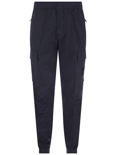 Wappen Patch Cargo Track Pants Navy - STONE ISLAND - BALAAN 1