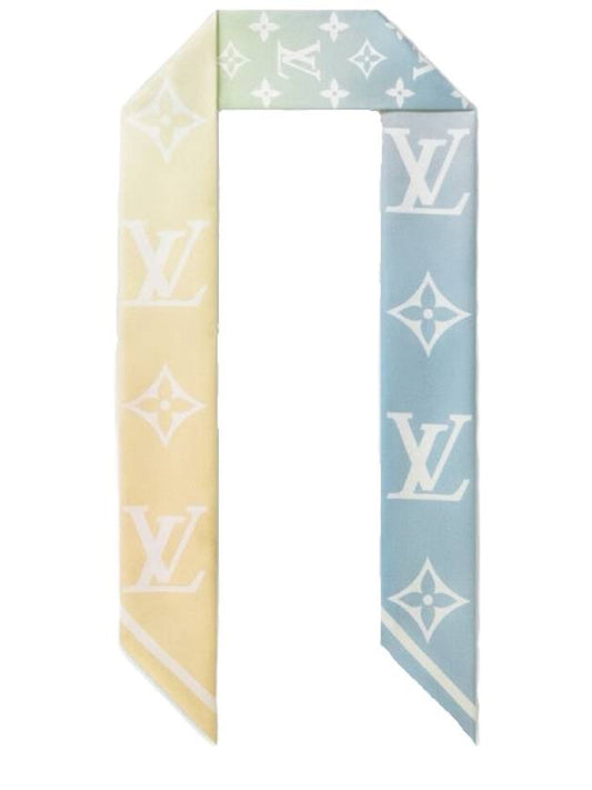 LV Aurora Nano Scarf Blue - LOUIS VUITTON - BALAAN 1