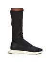 Men's Oblique Runner Stretch Chelsea Boots Black - RICK OWENS - BALAAN 2