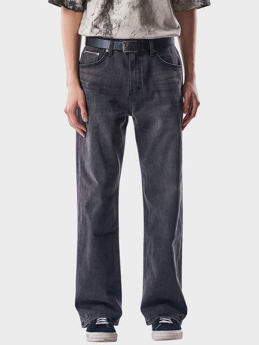 Selvage washed wide denim jeans black - PHILOGRAM - BALAAN 1