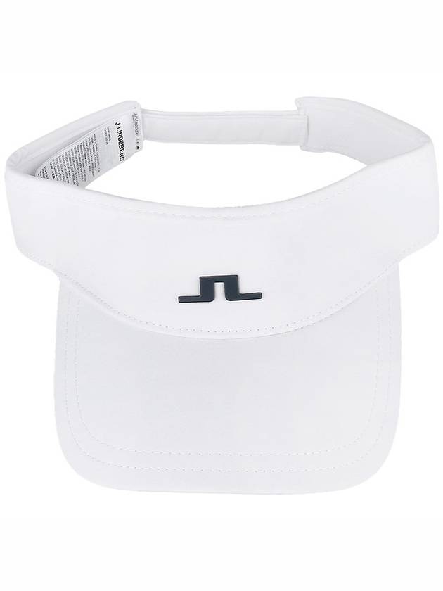 Yaden Logo Golf Visor White - J.LINDEBERG - BALAAN 3